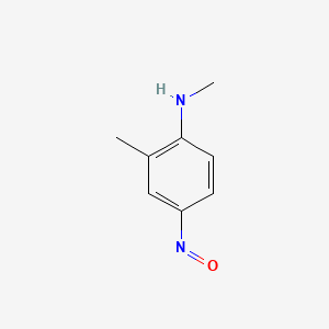 molecular formula C8H10N2O B1630232 N,2-Dimethyl-4-nitrosoaniline CAS No. 6370-27-0