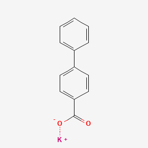 B1630235 [1,1'-Biphenyl]-4-carboxylic acid, potassium salt CAS No. 62698-50-4