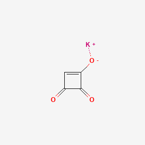 molecular formula C4HKO3 B1630242 3-Cyclobutene-1,2-dione, 3-hydroxy-, potassium salt CAS No. 52591-22-7