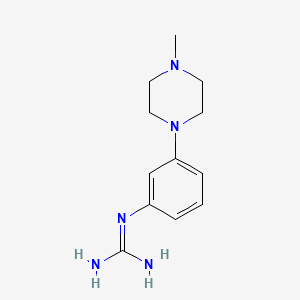 molecular formula C12H19N5 B1630249 1-(3-(4-Methylpiperazin-1-yl)phenyl)guanidine CAS No. 770671-04-0