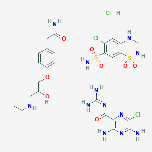 molecular formula C27H39Cl3N12O8S2 B163026 Kalten CAS No. 126294-31-3