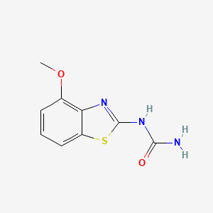 molecular formula C9H9N3O2S B1630263 1-(4-Methoxybenzo[d]thiazol-2-yl)urea CAS No. 383866-88-4