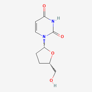 molecular formula C9H12N2O4 B1630288 2',3'-二脱氧尿苷 CAS No. 5983-09-5
