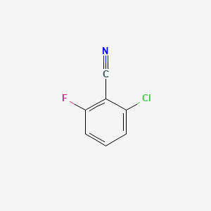 molecular formula C7H3ClFN B1630290 2-氯-6-氟苯甲腈 CAS No. 668-45-1