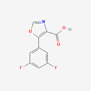 molecular formula C10H5F2NO3 B1630297 5-(3,5-二氟苯基)-1,3-恶唑-4-羧酸 CAS No. 887267-63-2
