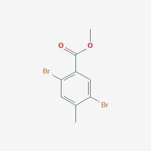 molecular formula C9H8Br2O2 B1630307 2,5-二溴-4-甲基苯甲酸甲酯 CAS No. 245549-92-2