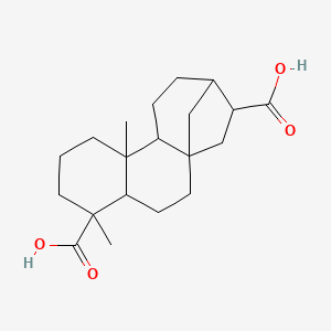 molecular formula C20H30O4 B1630320 对映-松香二烯-17,19-二酸 CAS No. 60761-79-7