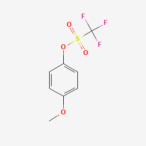 molecular formula C8H7F3O4S B1630330 4-甲氧基苯基三氟甲磺酸酯 CAS No. 66107-29-7