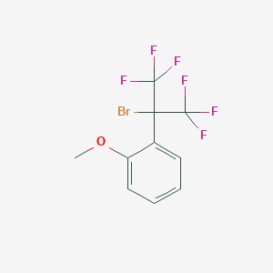 molecular formula C10H7BrF6O B1630338 2-溴-1,1,1,3,3,3-六氟-2-(2-甲氧基苯基)丙烷 CAS No. 70430-22-7