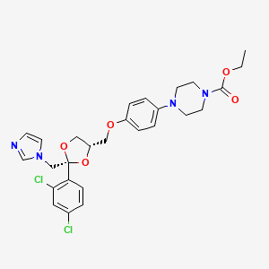 molecular formula C27H30Cl2N4O5 B1630344 Elubiol CAS No. 67914-69-6