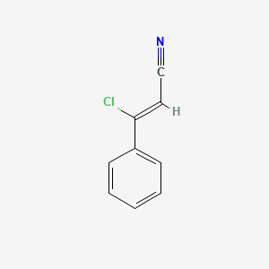 molecular formula C9H6ClN B1630350 3-Chloro-3-phenyl-acrylonitrile CAS No. 78583-84-3