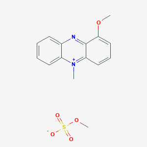 molecular formula C15H16N2O5S B163039 1-Methoxy-5-methylphenaziniummethylsulfat CAS No. 65162-13-2