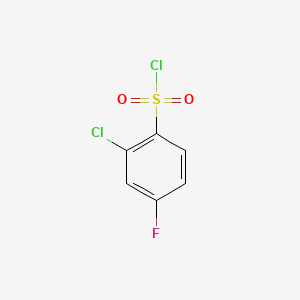 B1630406 2-Chloro-4-fluorobenzenesulfonyl chloride CAS No. 85958-57-2