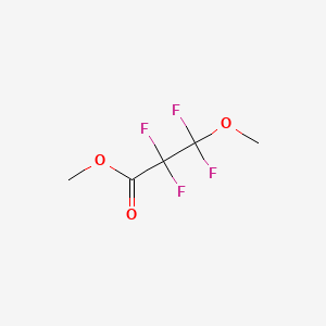 molecular formula C5H6F4O3 B1630409 甲基2,2,3,3-四氟-3-甲氧基丙酸酯 CAS No. 755-73-7