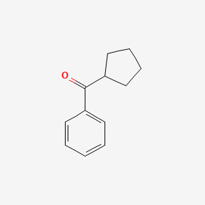molecular formula C12H14O B1630411 环戊基苯甲酮 CAS No. 5422-88-8
