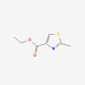 molecular formula C7H9NO2S B1630424 2-甲基噻唑-4-羧酸乙酯 CAS No. 6436-59-5