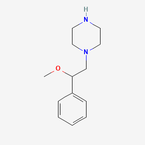 molecular formula C13H20N2O B1630435 1-(2-甲氧基-2-苯乙基)哌嗪 CAS No. 6722-54-9