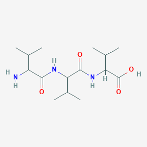 molecular formula C15H29N3O4 B1630448 H-缬-缬-缬-OH CAS No. 92998-54-4