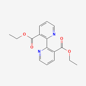 molecular formula C16H16N2O4 B1630454 2,2'-联吡啶-3,3'-二甲酸二乙酯 CAS No. 1762-36-3