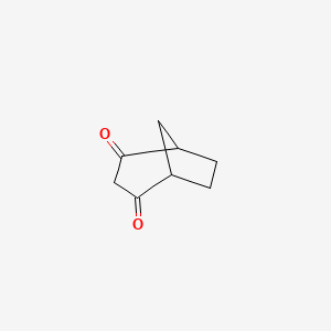 molecular formula C8H10O2 B1630462 双环[3.2.1]辛烷-2,4-二酮 CAS No. 74896-14-3