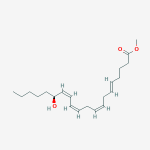 molecular formula C21H34O3 B163048 méthyl (5E,8Z,11Z,13Z,15S)-15-hydroxyicosa-5,8,11,13-tétraénoate CAS No. 70946-44-0