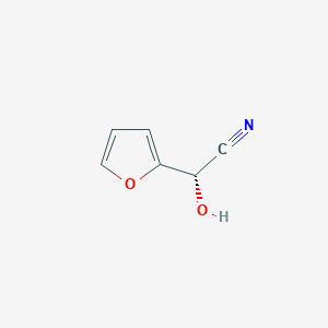 molecular formula C6H5NO2 B163049 (S)-Hydroxy(2-furanyl)acetonitrile CAS No. 10017-07-9