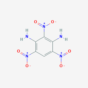 molecular formula C6H5N5O6 B163053 1,3-Benzenediamine, 2,4,6-trinitro- CAS No. 1630-08-6