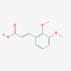 molecular formula C11H12O4 B1630536 3-(2,3-Dimethoxyphenyl)prop-2-enoic acid 