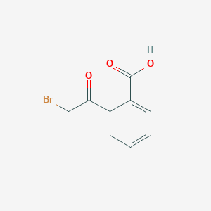 molecular formula C9H7BrO3 B1630549 2-(2-Bromoacetyl)benzoic acid CAS No. 7399-67-9