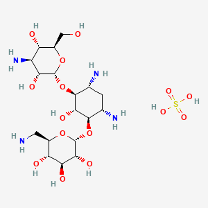 molecular formula C18H38N4O15S B1630561 硫酸卡那霉素 CAS No. 3847-27-6