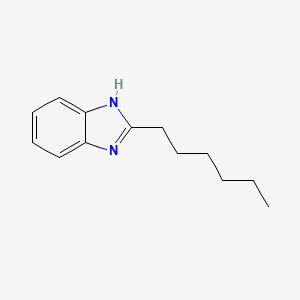 B1630583 2-Hexyl-1H-benzimidazole CAS No. 5851-48-9