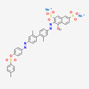 molecular formula C37H28N4Na2O10S3 B1630594 酸性红111 CAS No. 6358-57-2
