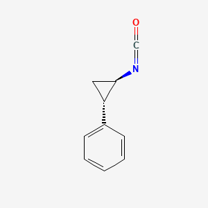 molecular formula C10H9NO B1630641 反式-2-苯基环丙基异氰酸酯 CAS No. 35019-96-6