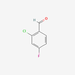 molecular formula C7H4ClFO B1630644 2-氯-4-氟苯甲醛 CAS No. 84194-36-5