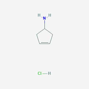 molecular formula C5H10ClN B1630652 1-氨基-3-环戊烯盐酸盐 CAS No. 91469-55-5