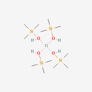 molecular formula C12H40O4Si4Ti B1630701 四(三甲基甲硅氧基)钛 CAS No. 15990-66-6