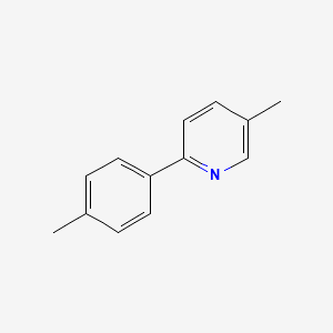 molecular formula C13H13N B1630772 5-甲基-2-(对甲苯基)吡啶 CAS No. 85237-71-4