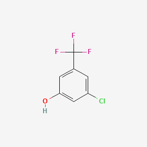 molecular formula C7H4ClF3O B1630778 3-氯-5-羟基苯三氟化物 CAS No. 570391-18-3