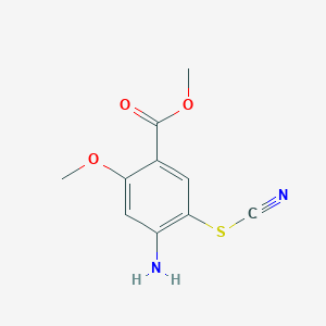 B016308 Methyl 4-amino-5-thiocyanato-o-anisate CAS No. 59168-56-8