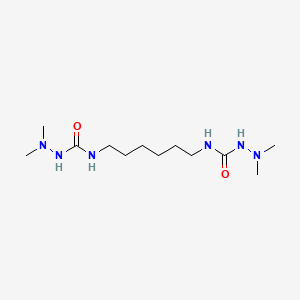 molecular formula C12H28N6O2 B1630800 4,4'-六亚甲基联二(1,1-二甲基半脲基甲酸) CAS No. 69938-76-7