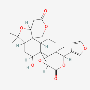 molecular formula C26H32O8 B1630814 柠檬醇 CAS No. 1258-86-2