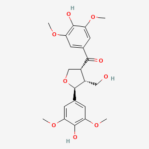 molecular formula C22H26O9 B1630838 刺五加酮 CAS No. 218901-26-9