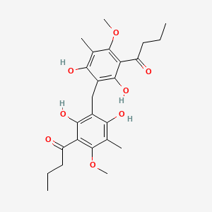 B1630843 Pseudoaspidin CAS No. 478-28-4