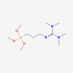 molecular formula C11H27N3O3Si B1630849 N,N,N',N''-四甲基-N''-[3-(三甲氧基甲硅烷基)丙基]胍 CAS No. 69709-01-9