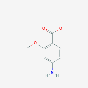 molecular formula C9H11NO3 B016309 4-氨基-2-甲氧基苯甲酸甲酯 CAS No. 27492-84-8