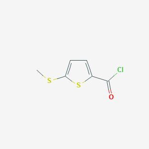 molecular formula C6H5ClOS2 B163091 5-(Methylthio)thiophene-2-carbonyl chloride CAS No. 135080-21-6