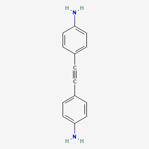 molecular formula C14H12N2 B1630930 4-[2-(4-Aminophenyl)ethynyl]aniline CAS No. 6052-15-9