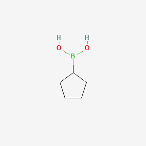 molecular formula C5H11BO2 B1630935 Cyclopentylboronic acid CAS No. 63076-51-7