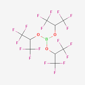 molecular formula C9H3BF18O3 B1630938 Boric Acid Tris(hexafluoroisopropyl) Ester CAS No. 6919-80-8