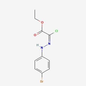 molecular formula C10H10BrClN2O2 B1630953 Ethyl 2-chloro-2-[2-(4-bromophenyl)hydrazono]-acetate 